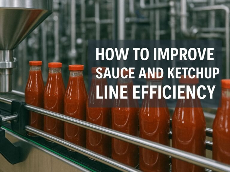 How to Improve Sauce and Ketchup Line Efficiency
